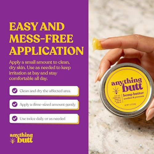 All-Natural Hemorrhoid Cream, Herbal Balm, Soothes Itching & Discomfort - Itch Hemorrhoid Soother Moisturizes for Itching, Rashes, Dryness, and Chafing