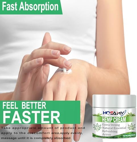Hemp Cream 300ML,High Strength Hemp Seed Oil Gel,Natural Massage Balm for Body,Neck,Feet,Ankle,Knees,Shoulder,Back,Elbow,Wrists and Hands(Net Wt:10.58oz)